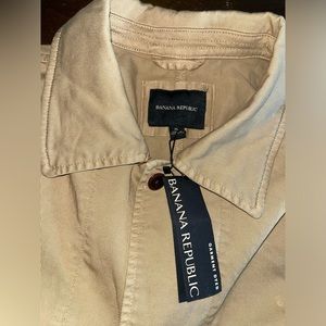Banana Republic Khaki Jacket. Size X-Large.